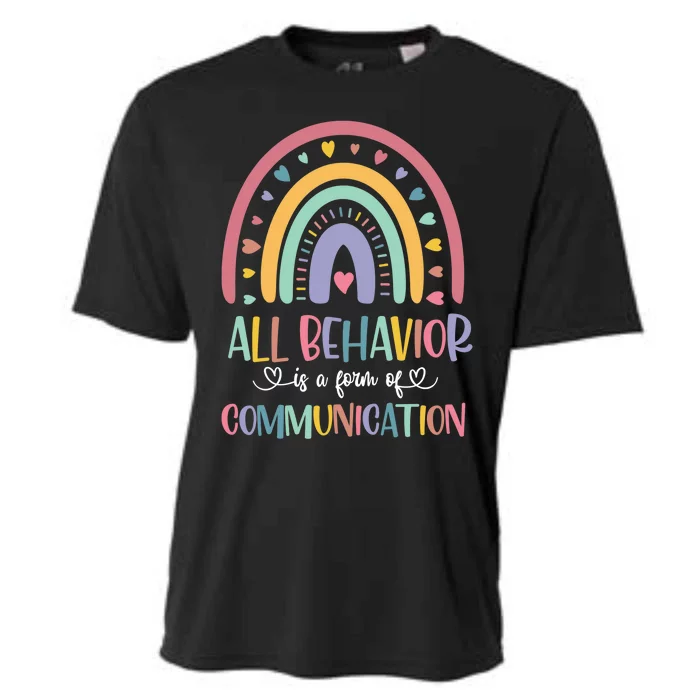 All Behavior Is A Form Of Communication Rainbow Cooling Performance Crew T-Shirt