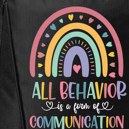 All Behavior Is A Form Of Communication Rainbow City Backpack