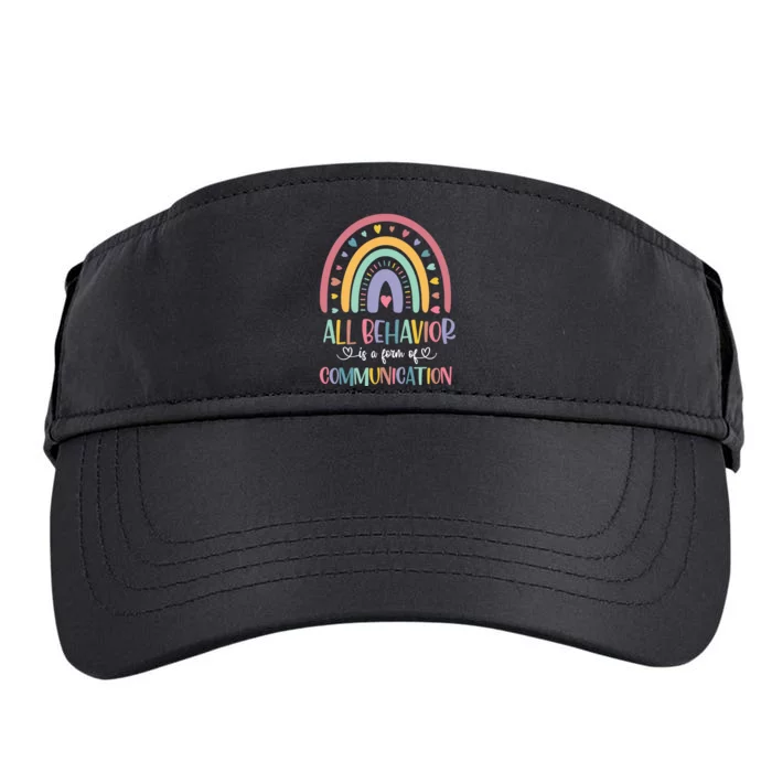 All Behavior Is A Form Of Communication Rainbow Adult Drive Performance Visor