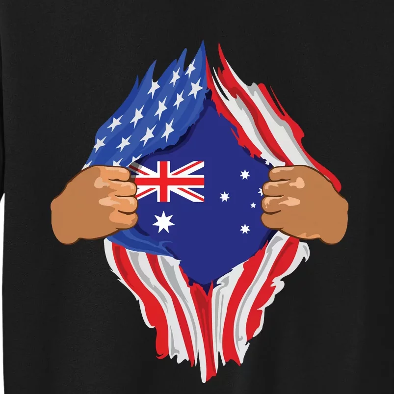 Australian Blood Inside Me Australia Flag Gift Sweatshirt