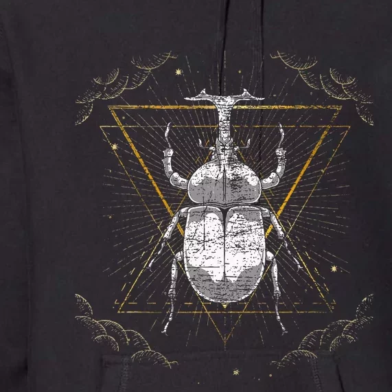 Animal Beetle Insect Occult Bug Premium Hoodie