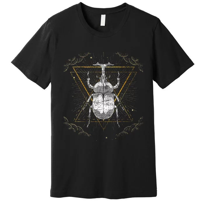 Animal Beetle Insect Occult Bug Premium T-Shirt