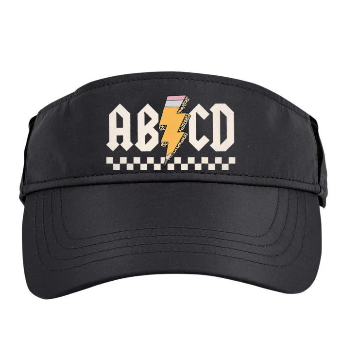 ABCD Back In Class First Day Back To School Teacher Student Adult Drive Performance Visor