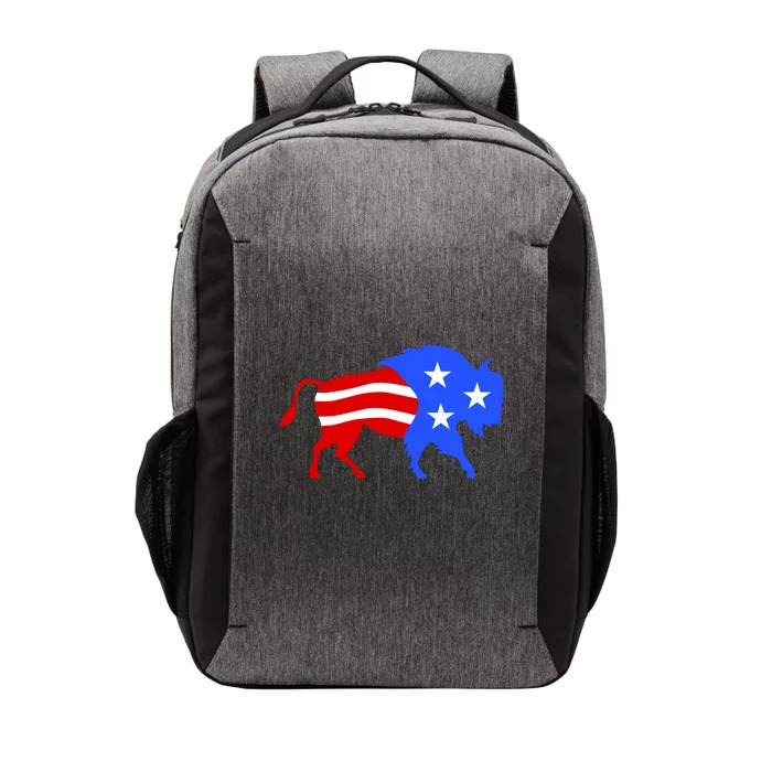 American Bison Illustration Vector Backpack