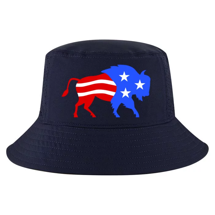 American Bison Illustration Cool Comfort Performance Bucket Hat