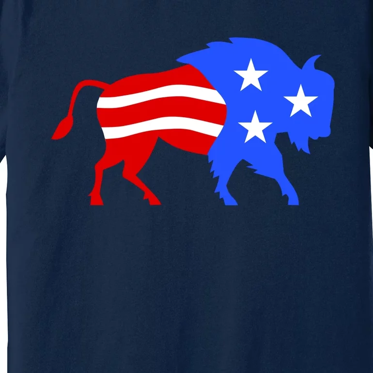 American Bison Illustration Premium T-Shirt