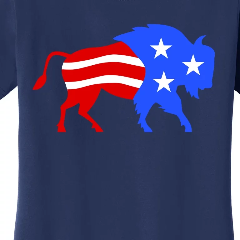 American Bison Illustration Women's T-Shirt