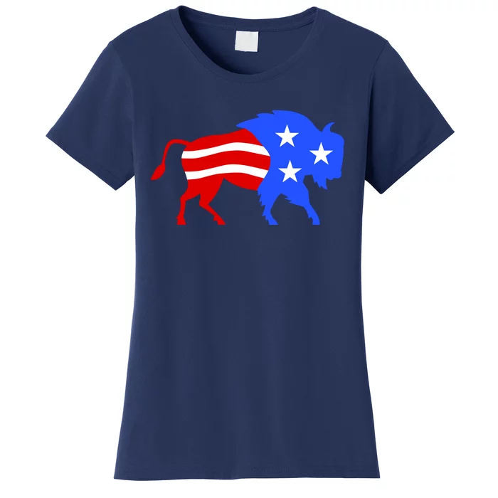 American Bison Illustration Women's T-Shirt