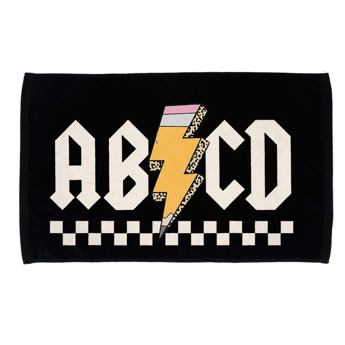 Abcd Back In Class First Day Back To School Teacher Student Microfiber Hand Towel