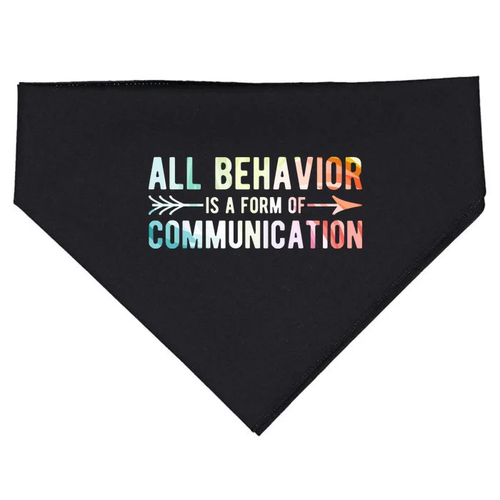 All Behavior Is A Form Of Communication USA-Made Doggie Bandana