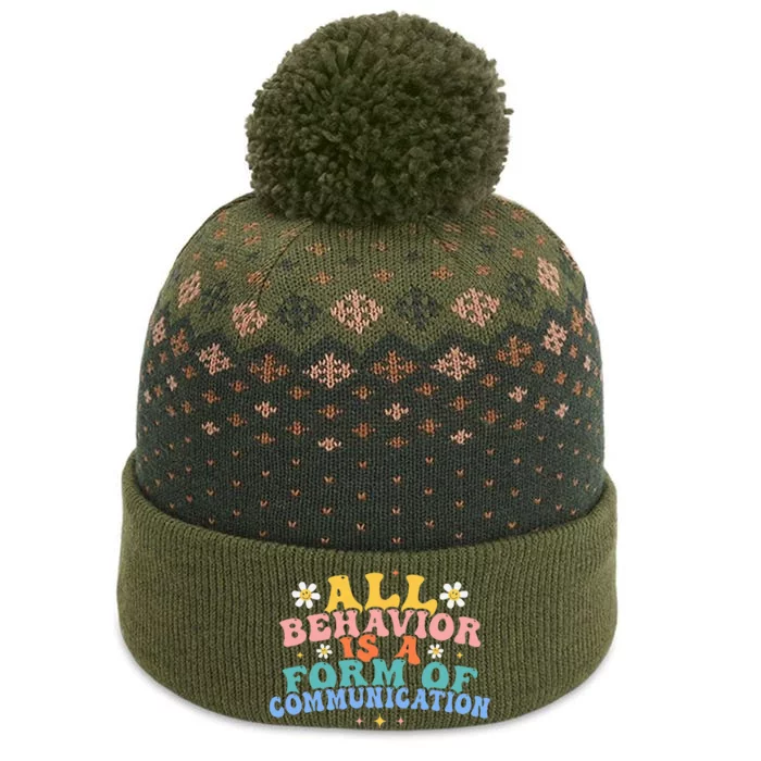 All Behavior Is A Form Of Communication Therapy Therapist The Baniff Cuffed Pom Beanie