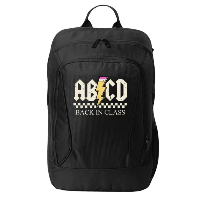 ABCD Back In Class Rock Vintage School City Backpack