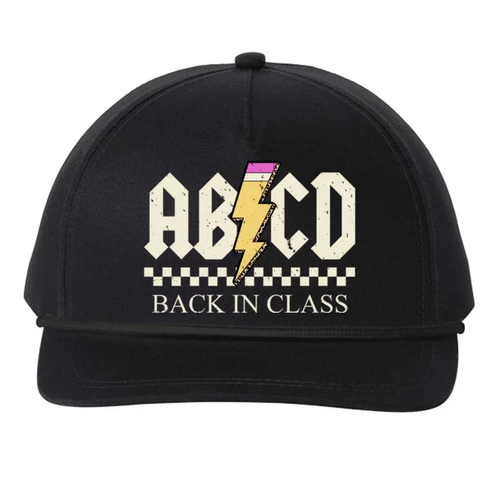 ABCD Back In Class Rock Vintage School Snapback Five-Panel Rope Hat