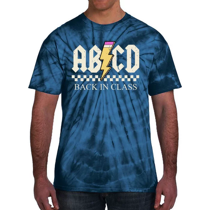 ABCD Back In Class Rock Vintage School Tie-Dye T-Shirt