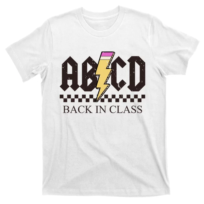 ABCD Back In Class Rock Vintage School T-Shirt