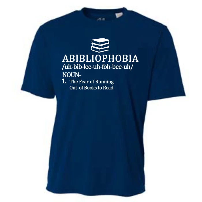 Abibliophobia The Fear Pf Running Out Books To Read Cooling Performance Crew T-Shirt