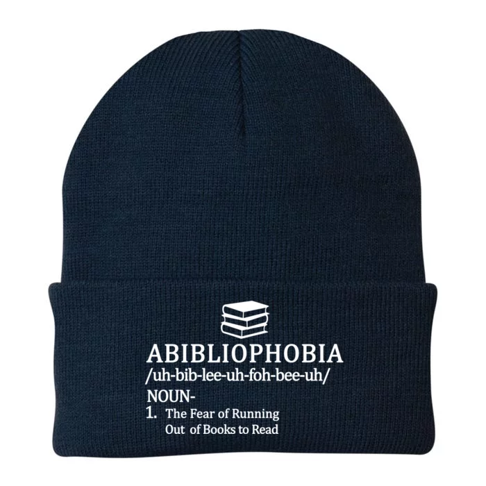 Abibliophobia The Fear Pf Running Out Books To Read Knit Cap Winter Beanie