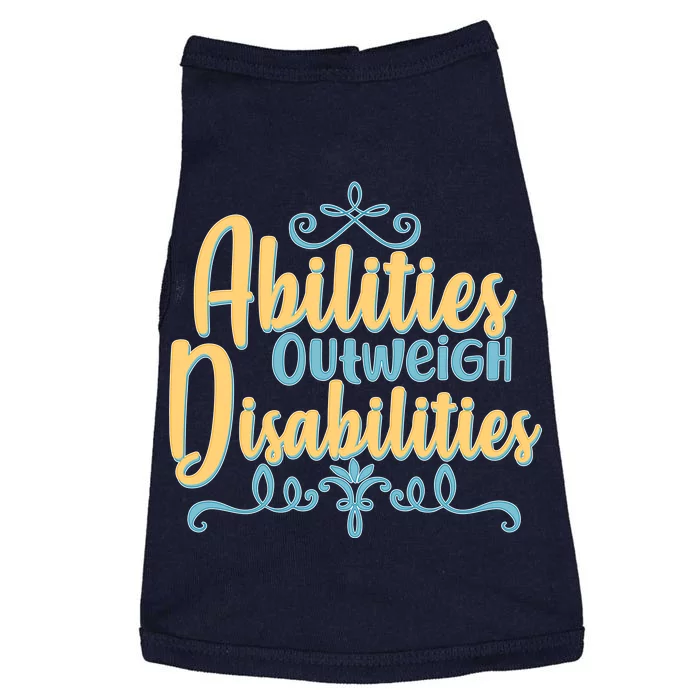 Abilities Outweigh Disabilities Doggie Tank