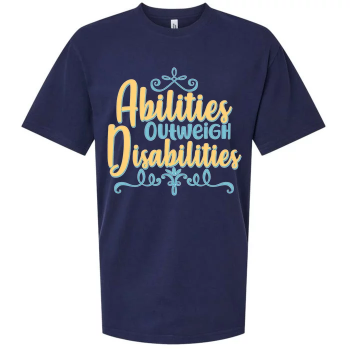 Abilities Outweigh Disabilities Sueded Cloud Jersey T-Shirt