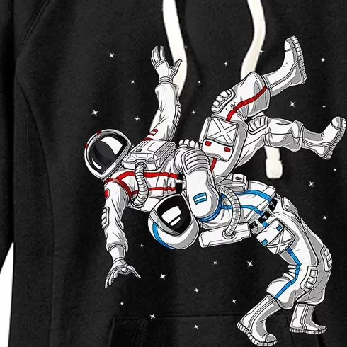 Astronaut Brazilian Jiu-Jitsu Judo Martial Arts Grappling Women's Fleece Hoodie