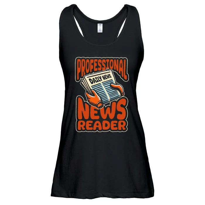 Anchorman Broadcast Journalist News Anchorman Ladies Essential Flowy Tank