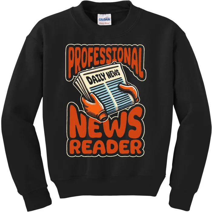 Anchorman Broadcast Journalist News Anchorman Kids Sweatshirt