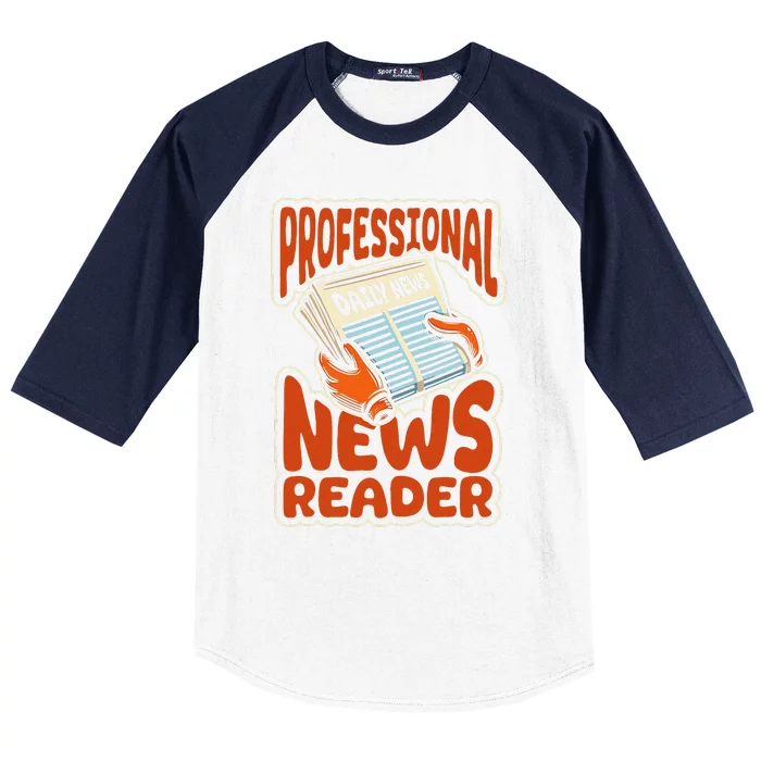 Anchorman Broadcast Journalist News Anchorman Baseball Sleeve Shirt