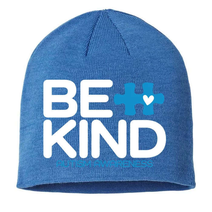 Autism Be Kind Gift Be Kind Autism Awareness Gift 8 1/2in Sustainable Knit Beanie