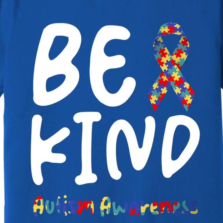 Autism Be Kind Be Kind Autism Awareness Gift Premium T-Shirt