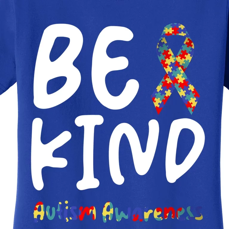 Autism Be Kind Be Kind Autism Awareness Gift Women's T-Shirt