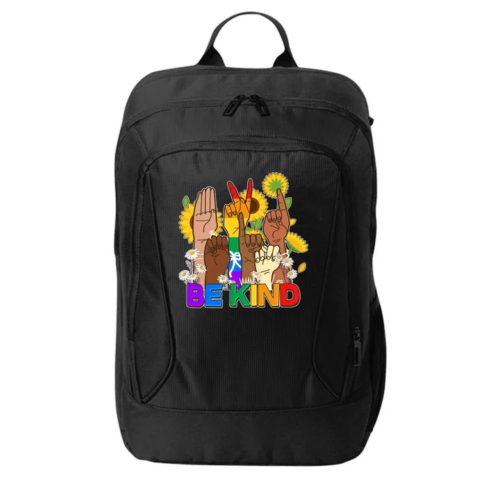 ASL Be Kind Sign Language City Backpack