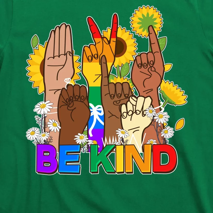 ASL Be Kind Sign Language T-Shirt