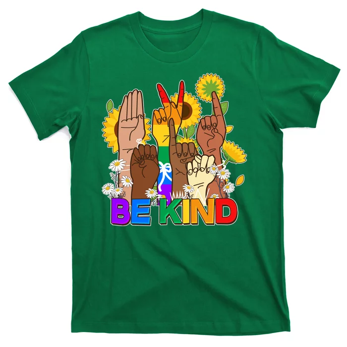 ASL Be Kind Sign Language T-Shirt