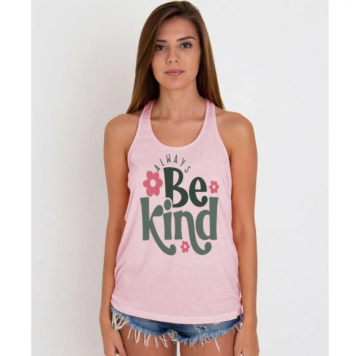 Always Be Kind Women's Knotted Racerback Tank