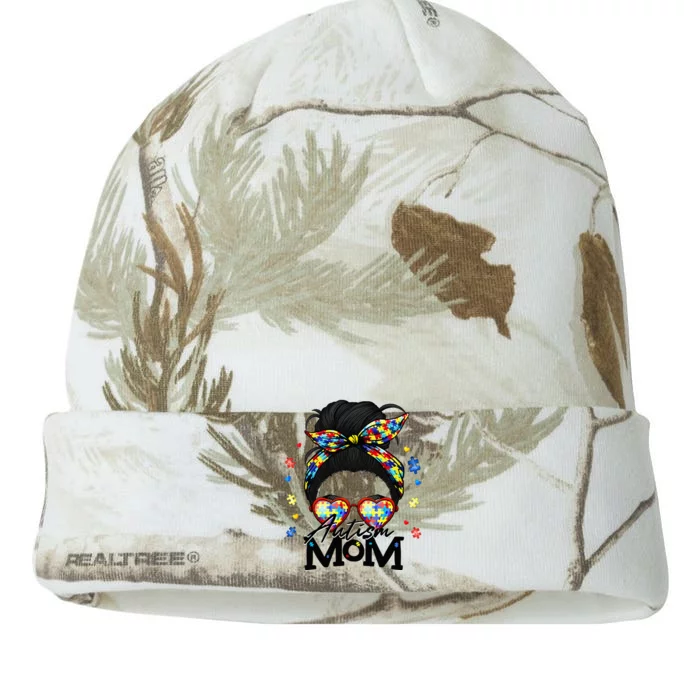 Autism Be Kind Autism Awareness For Mom Kati - 12in Camo Beanie