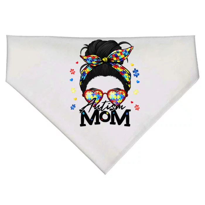 Autism Be Kind Autism Awareness For Mom USA-Made Doggie Bandana