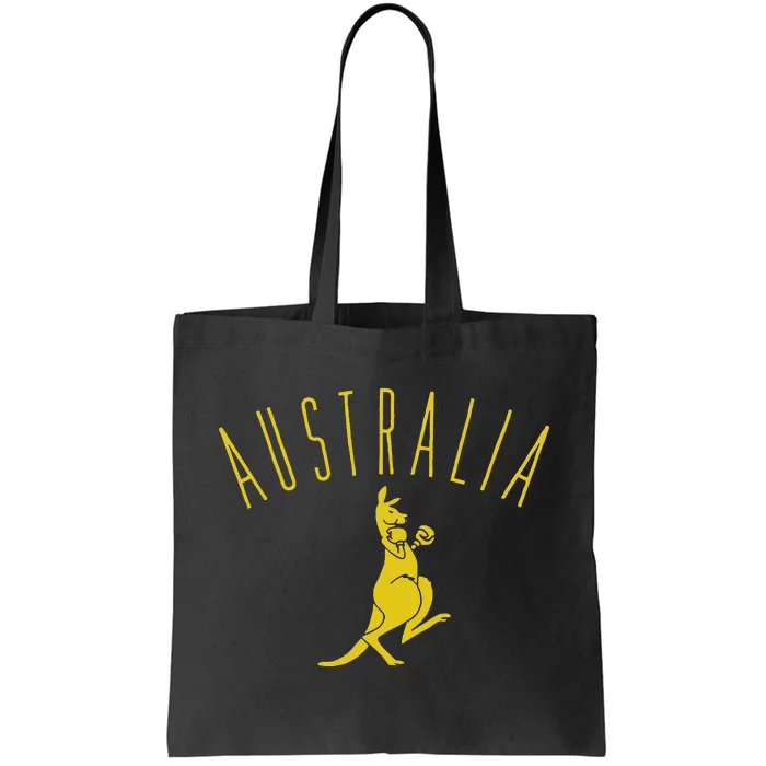 Australia Boxing Kangaroo Tote Bag