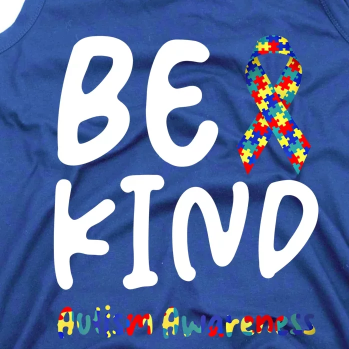 Autism Be Kind Be Kind Autism Awareness Cute Gift Tank Top