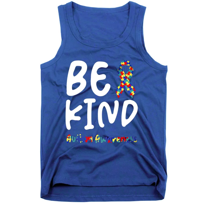 Autism Be Kind Be Kind Autism Awareness Cute Gift Tank Top