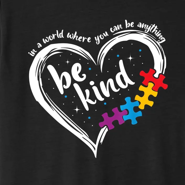 Autism Be Kind Women Blue Be Kind Autism Awareness ChromaSoft Performance T-Shirt