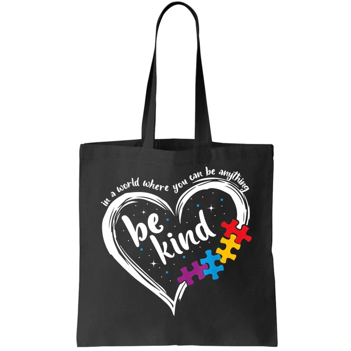 Autism Be Kind Women Blue Be Kind Autism Awareness Tote Bag