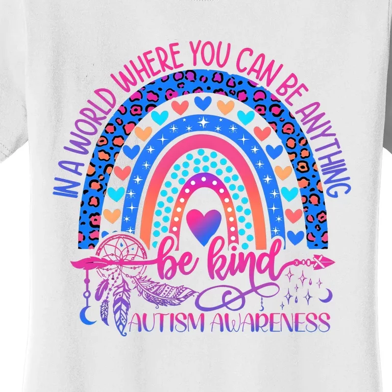 Autism Be Kind Autism Awareness Month Women's T-Shirt