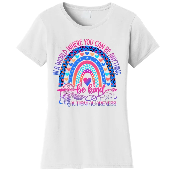 Autism Be Kind Autism Awareness Month Women's T-Shirt