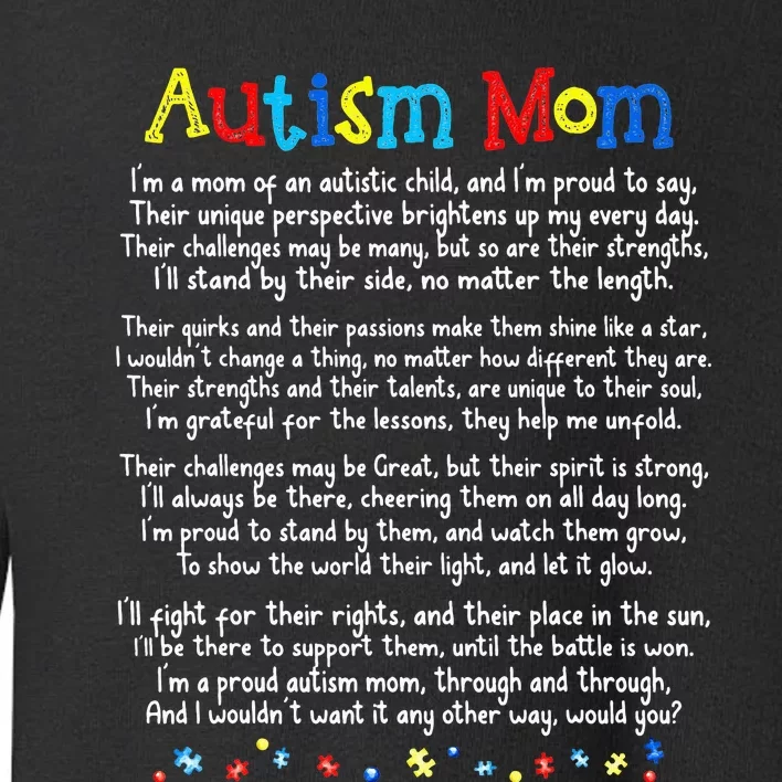 Autism Be Kind Autism Awareness For Autism Mom Toddler Sweatshirt