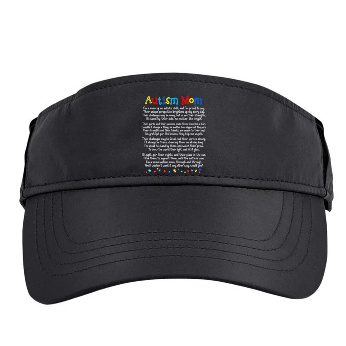 Autism Be Kind Autism Awareness For Autism Mom Adult Drive Performance Visor