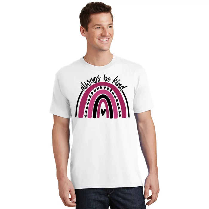 Always Be Kind Inspirational Rainbow T-Shirt