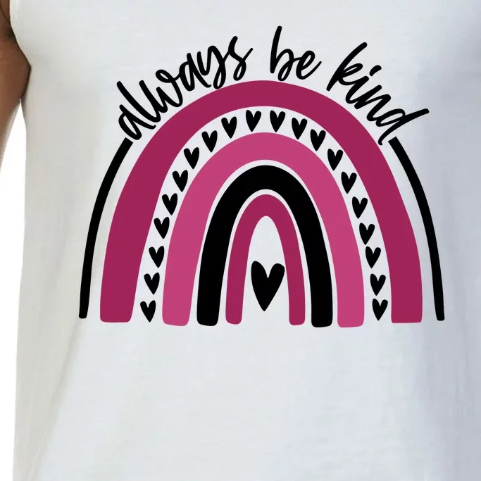 Always Be Kind Inspirational Rainbow Comfort Colors® Tank Top