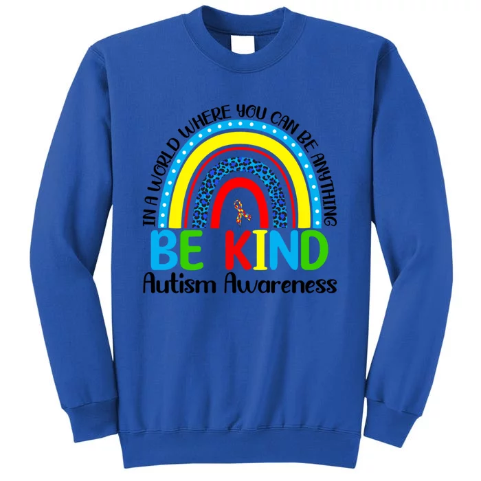 Autism Be Kind Rainbow Kindness Autism Awareness Month Gift Sweatshirt