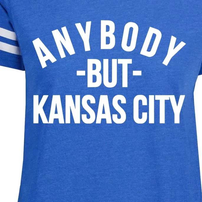 Anybody But Kansas City Enza Ladies Jersey Football T-Shirt