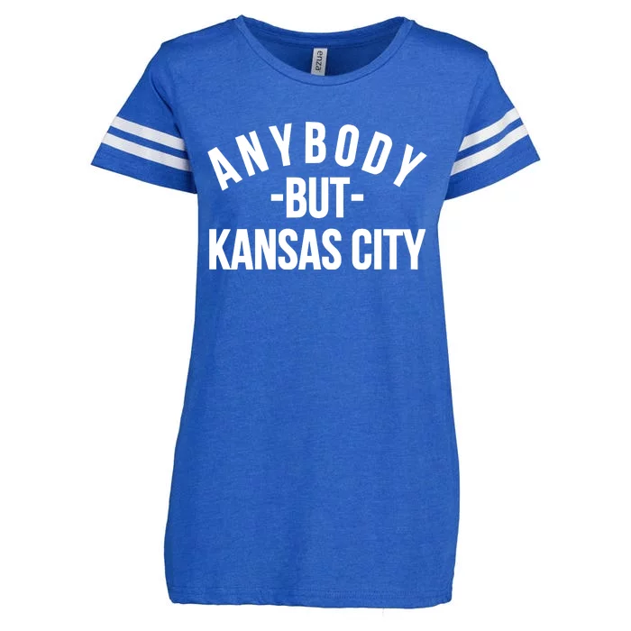 Anybody But Kansas City Enza Ladies Jersey Football T-Shirt